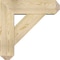 Ekena Millwork Traditional Craftsman Rough Sawn Bracket w/ Offset Brace, Douglas Fir, 8"W x 26"D x 26"H BKT0806X26X26TRA04RDF - alternate 3